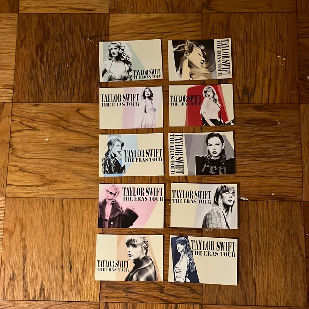 Taylor swift eras tour vip package post card set